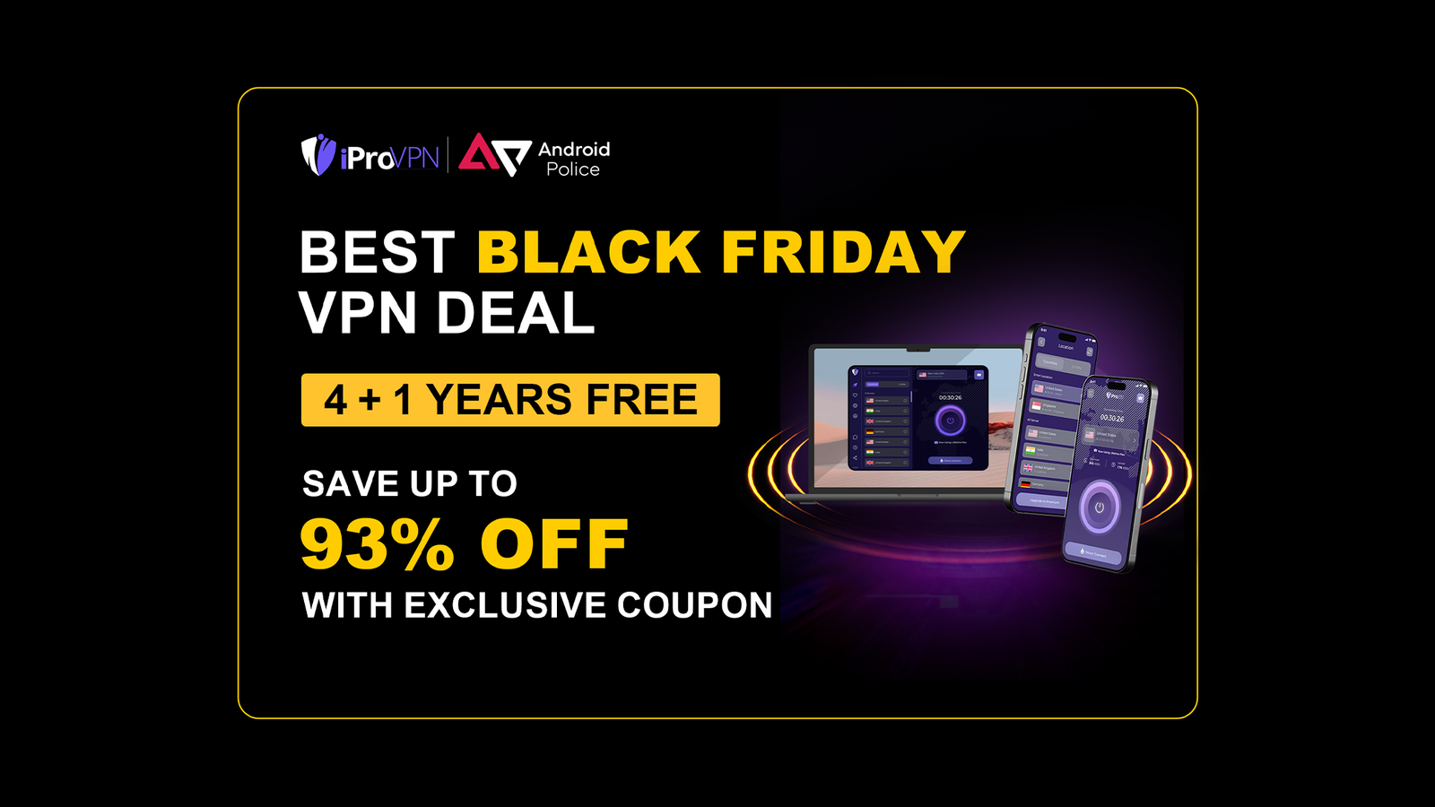 Black Friday 2025 iProVPN promotion