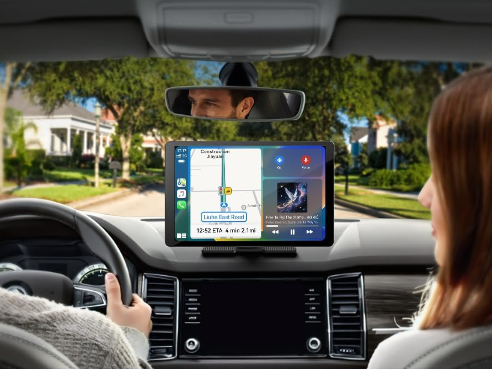 Elevate your drive with this stunning 11-inch Android Auto display
