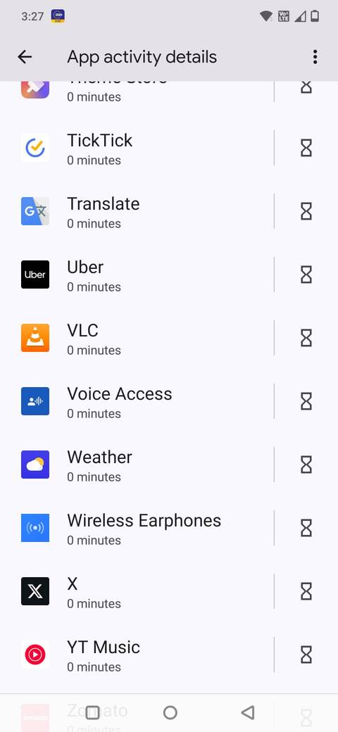 لقد ساعدني تنظيف الهاتف في نهاية العام على استعادة تركيزي 2 لقطة شاشة تعرض التطبيقات ضمن تفاصيل نشاط التطبيق