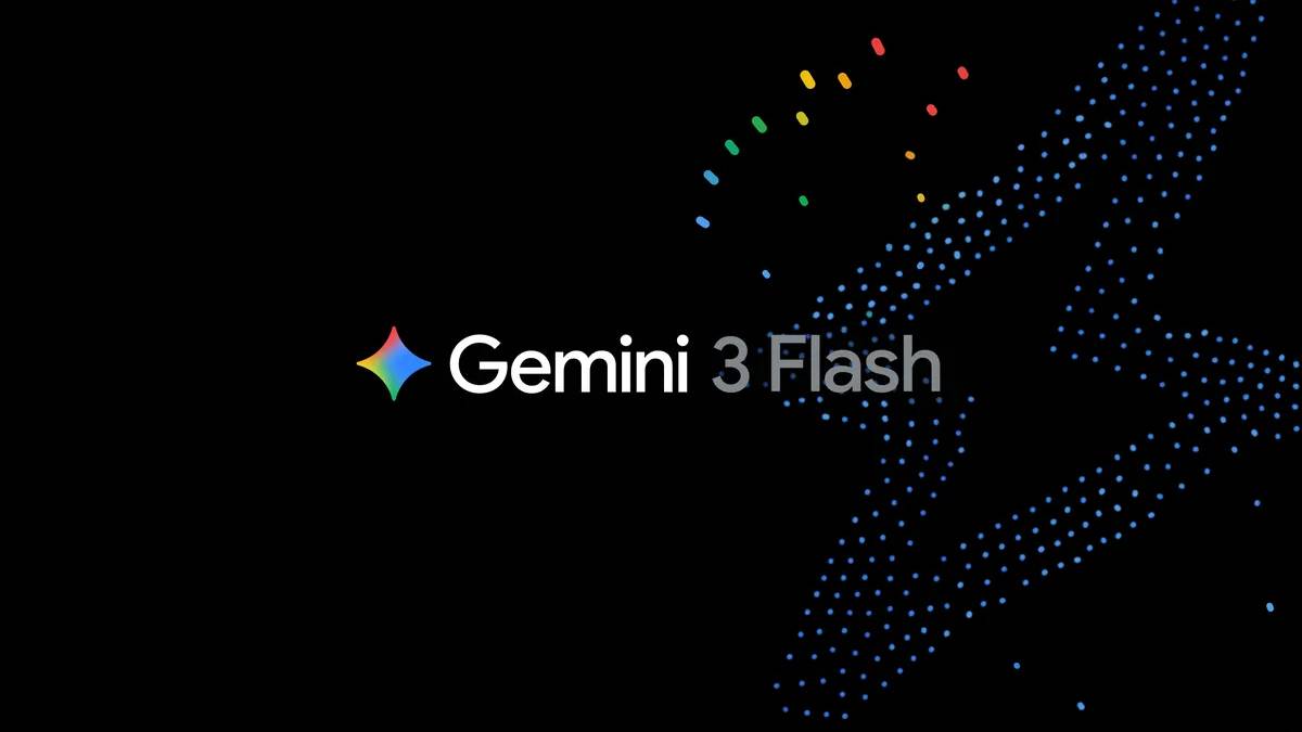 A graphic highlighting Gemini 3 Flash.