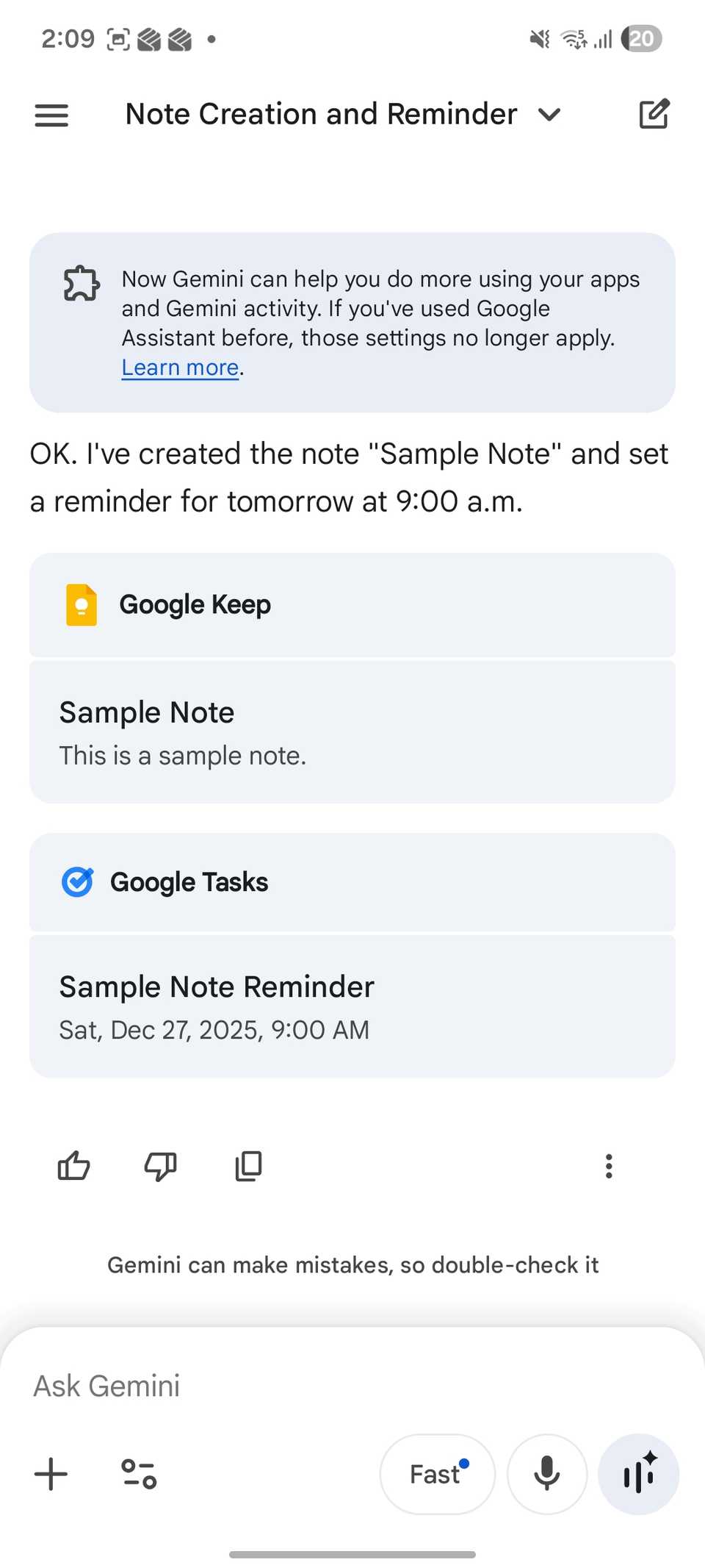Gemelli aggiunge nota e compito