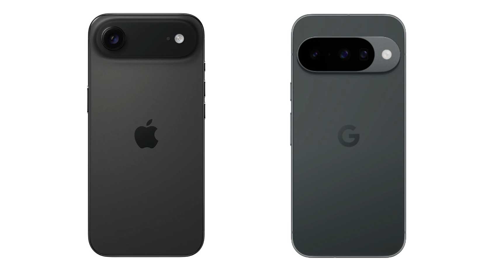 iphone air e pixel 10 um ao lado do outro