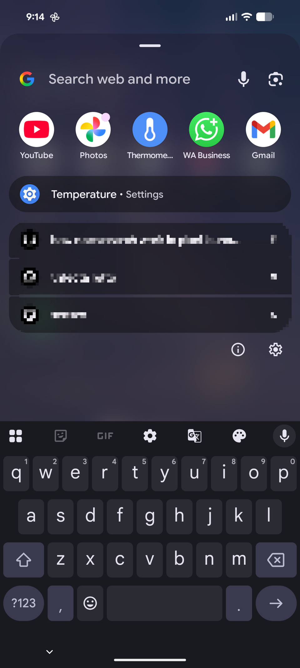 Strumento di ricerca Pixel Launcher