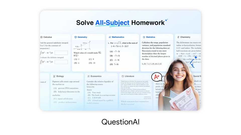 A graphic highlighting the Question.ai extension.