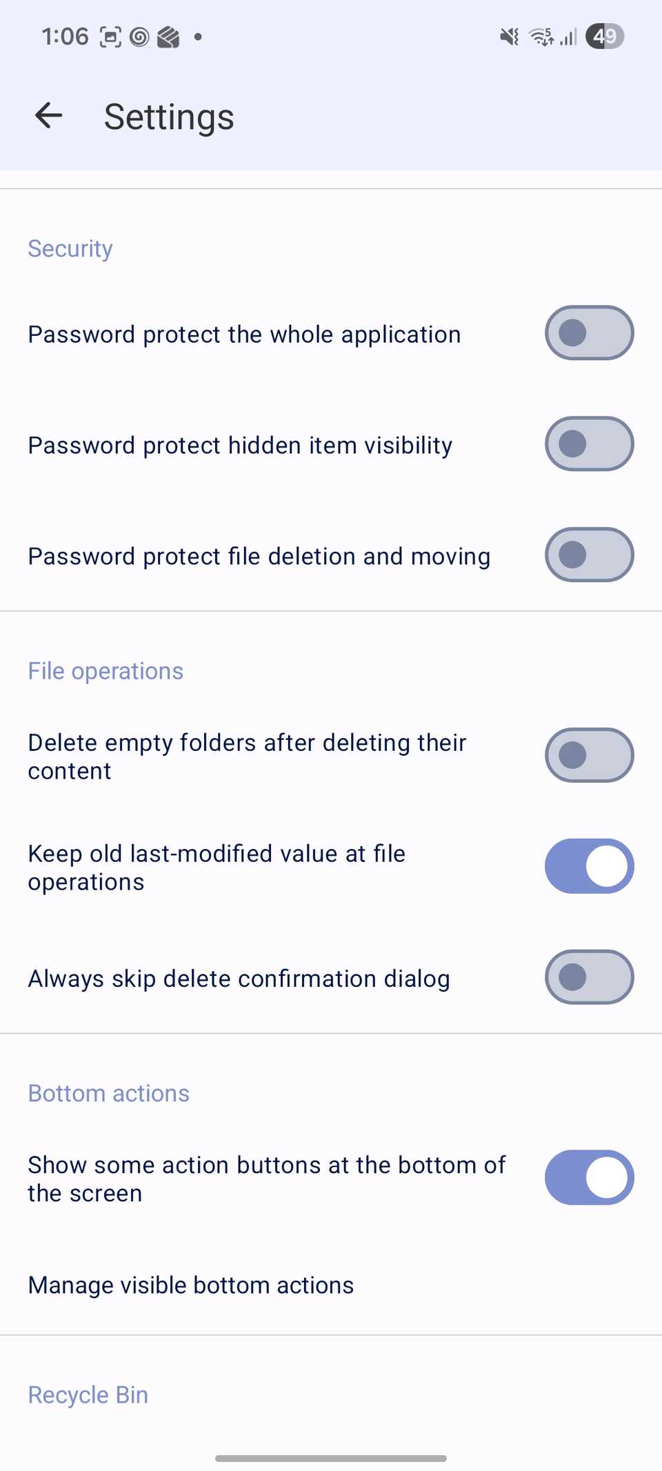 Sicurezza della Galleria Fossify
