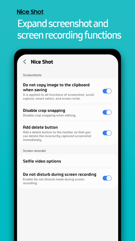 Image showing NotiStar running on a Samsung phone