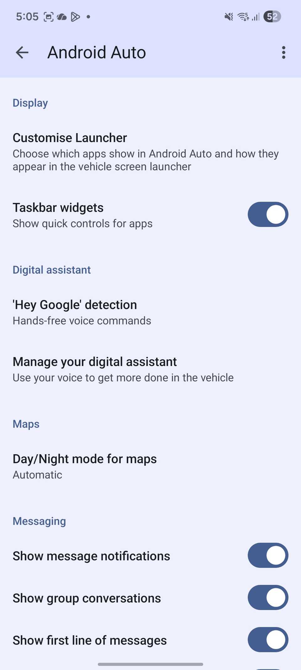abilitare i widget della barra delle applicazioni su Android Auto