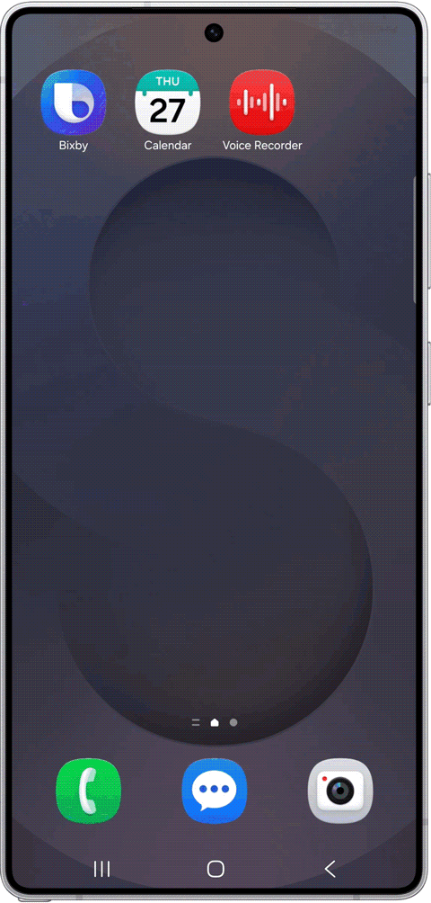 Bixby aggiornato in un'interfaccia utente 8.5