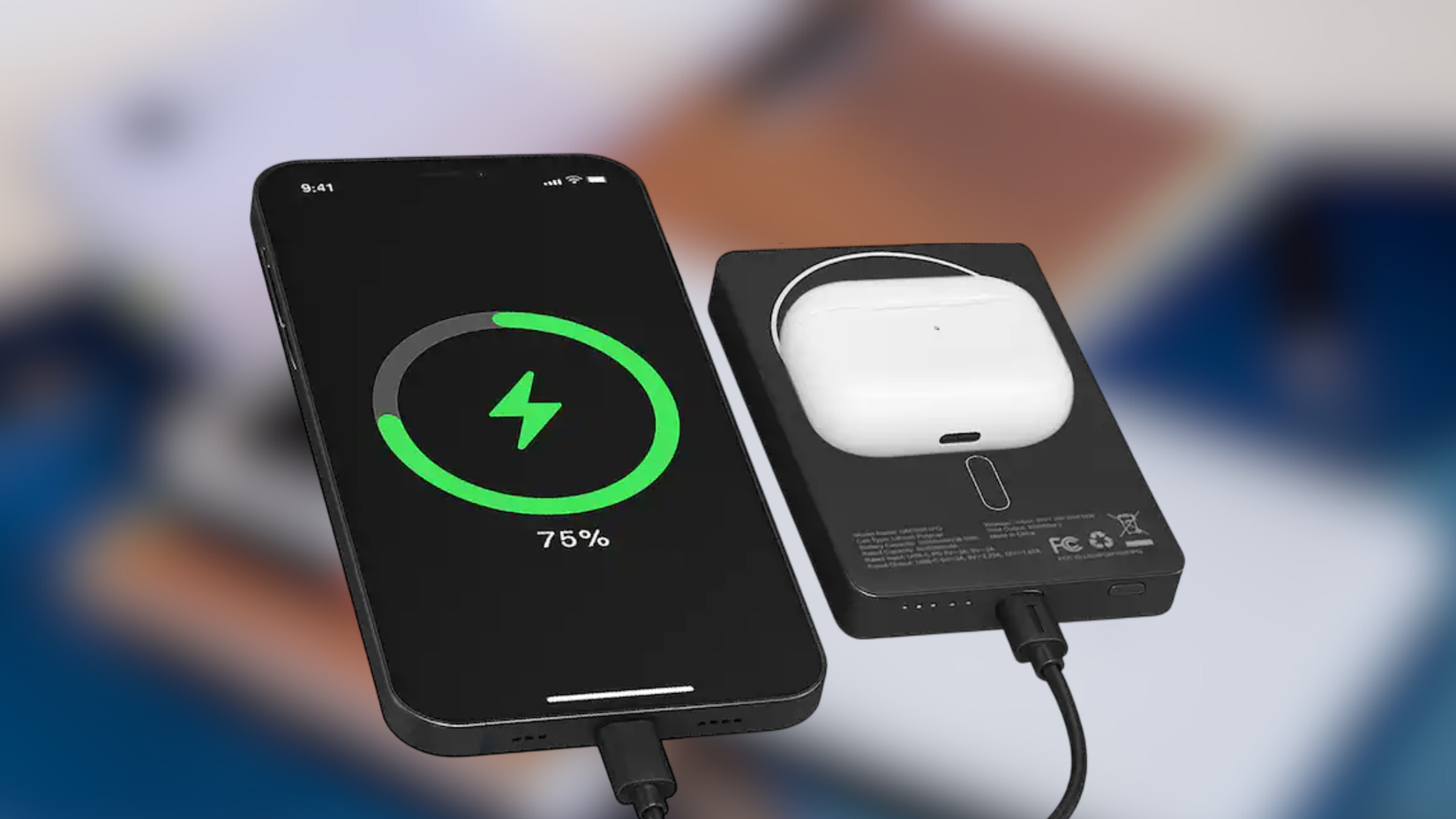 Energizer - 10.000mAh SLIM METAL 20W magnético sem fio Qi/Qi2.0/MagSafe PowerBank