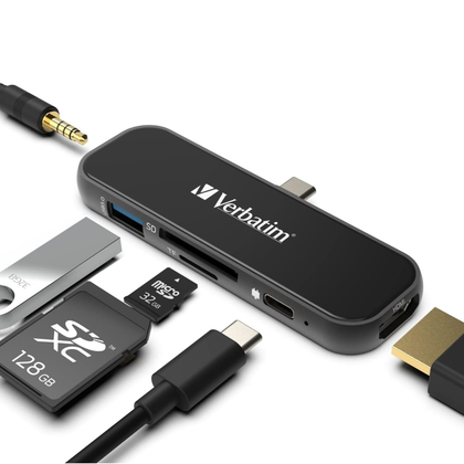 Hub USB-C 6 em 1 Verbatim
