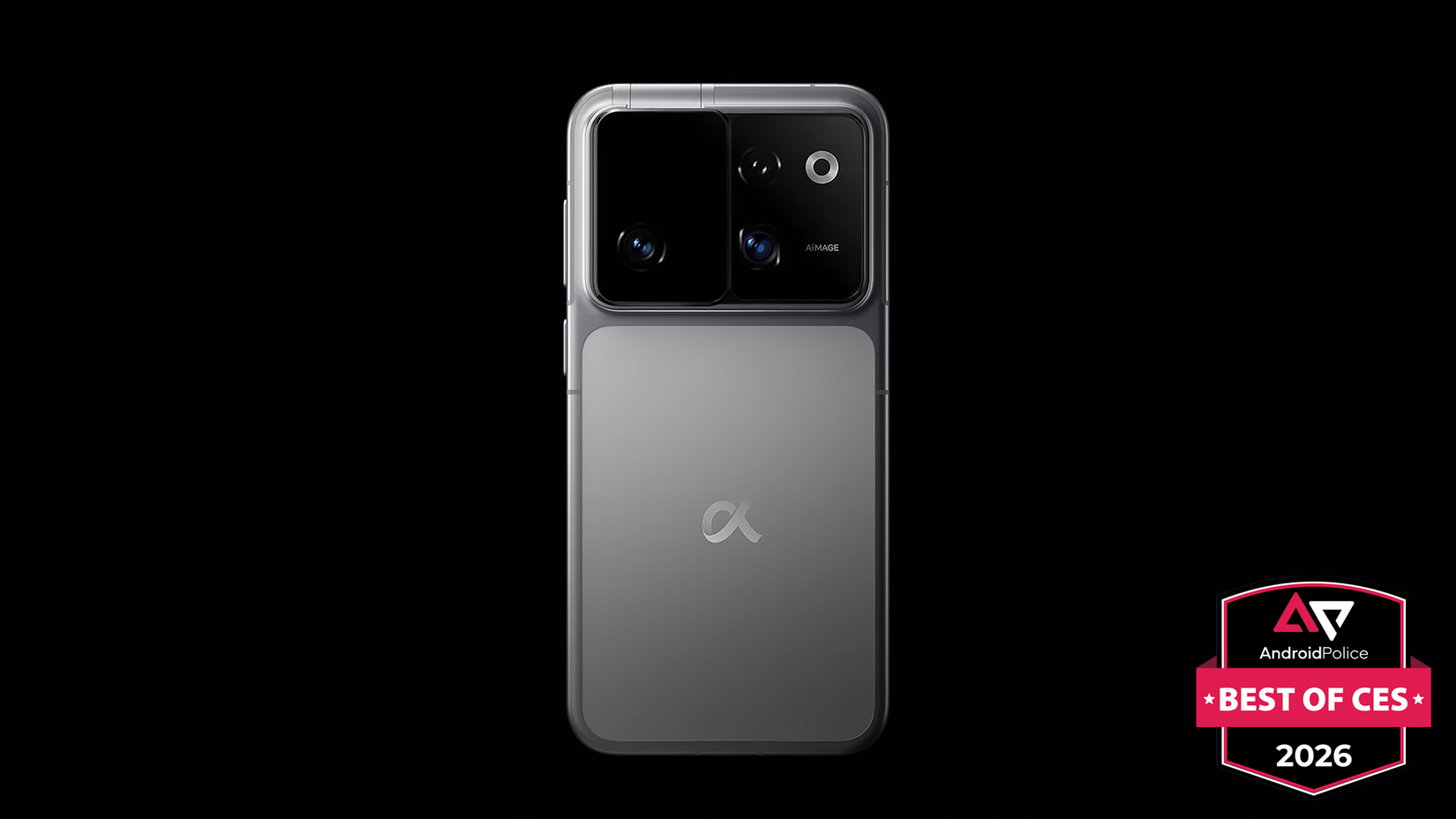 Honor Robot Phone em um fundo preto