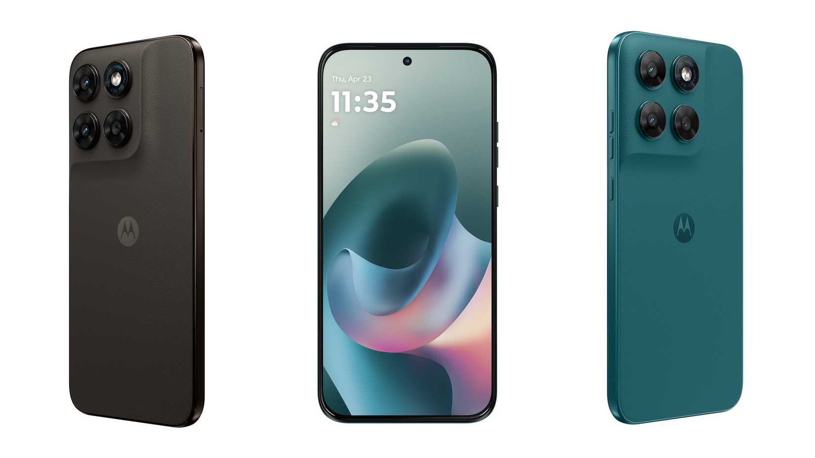 Un'immagine promozionale del nuovo Moto G17