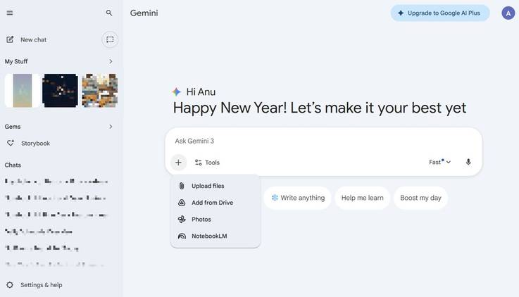 Attaching NotebookLM notebook in Gemini
