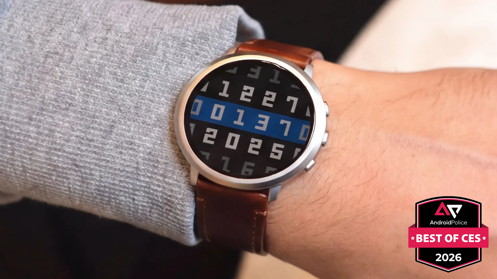 Pebble Round 2 em um pulso