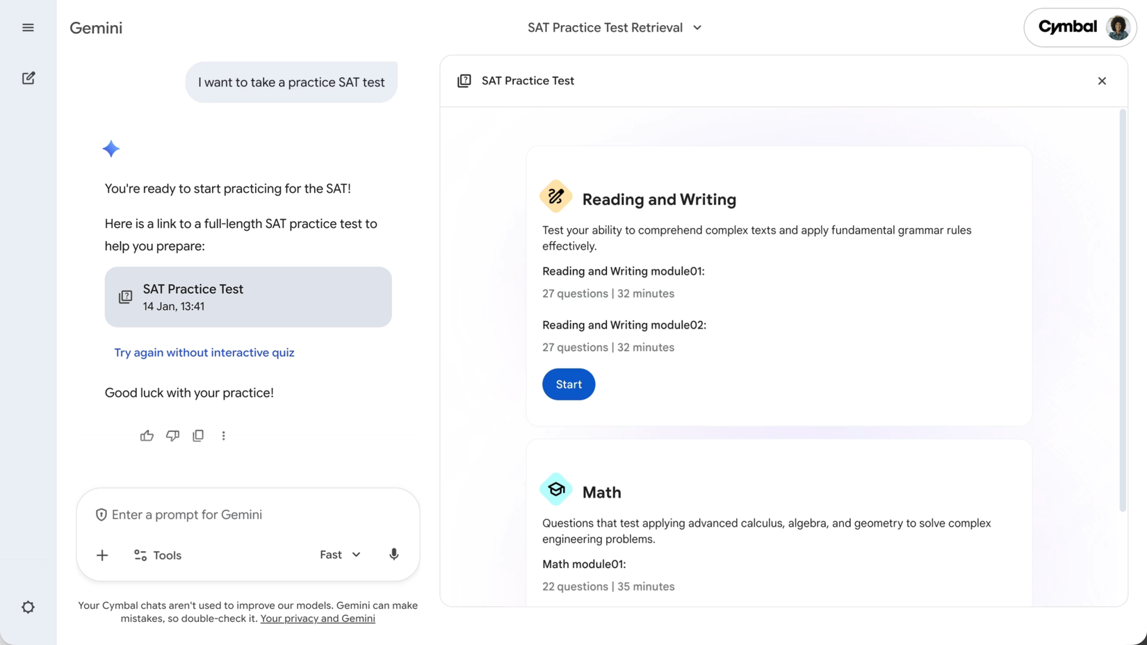 Um SAT prático em andamento.