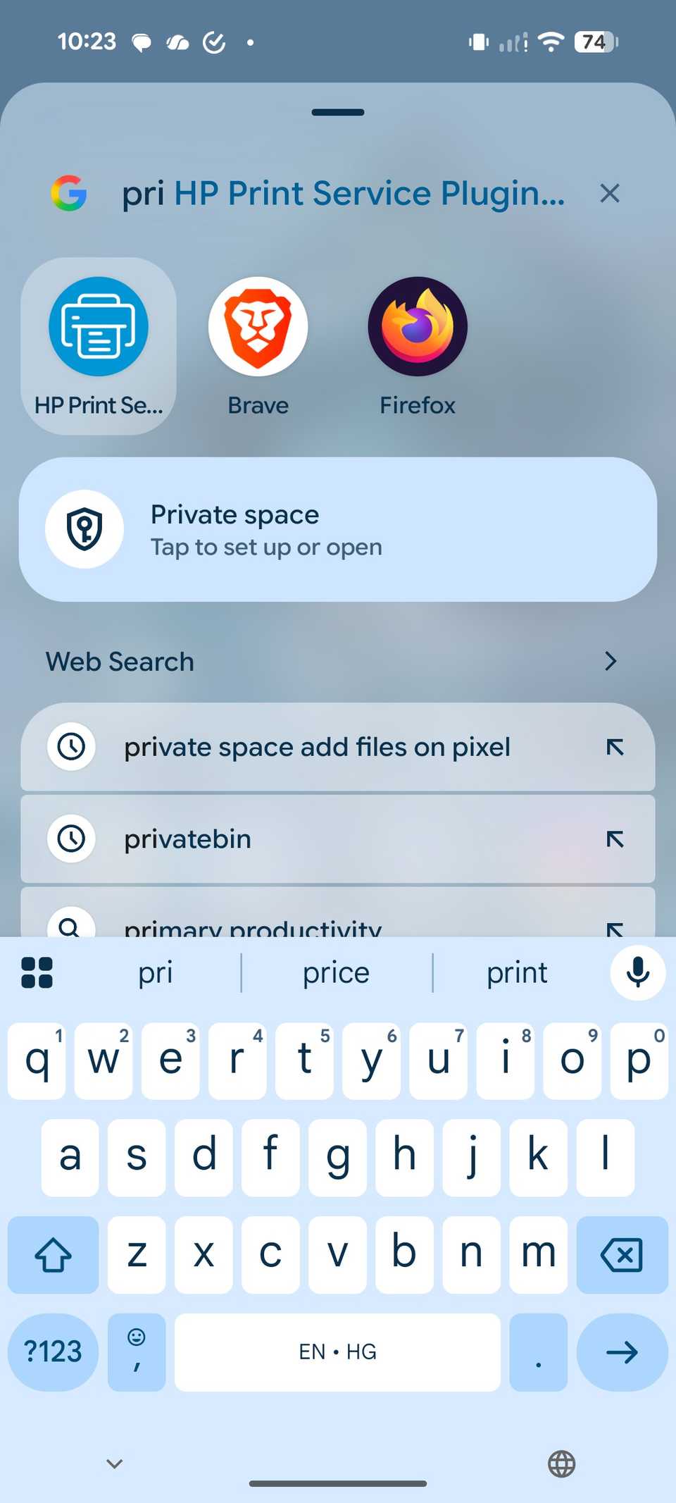 Private Space on Pixel