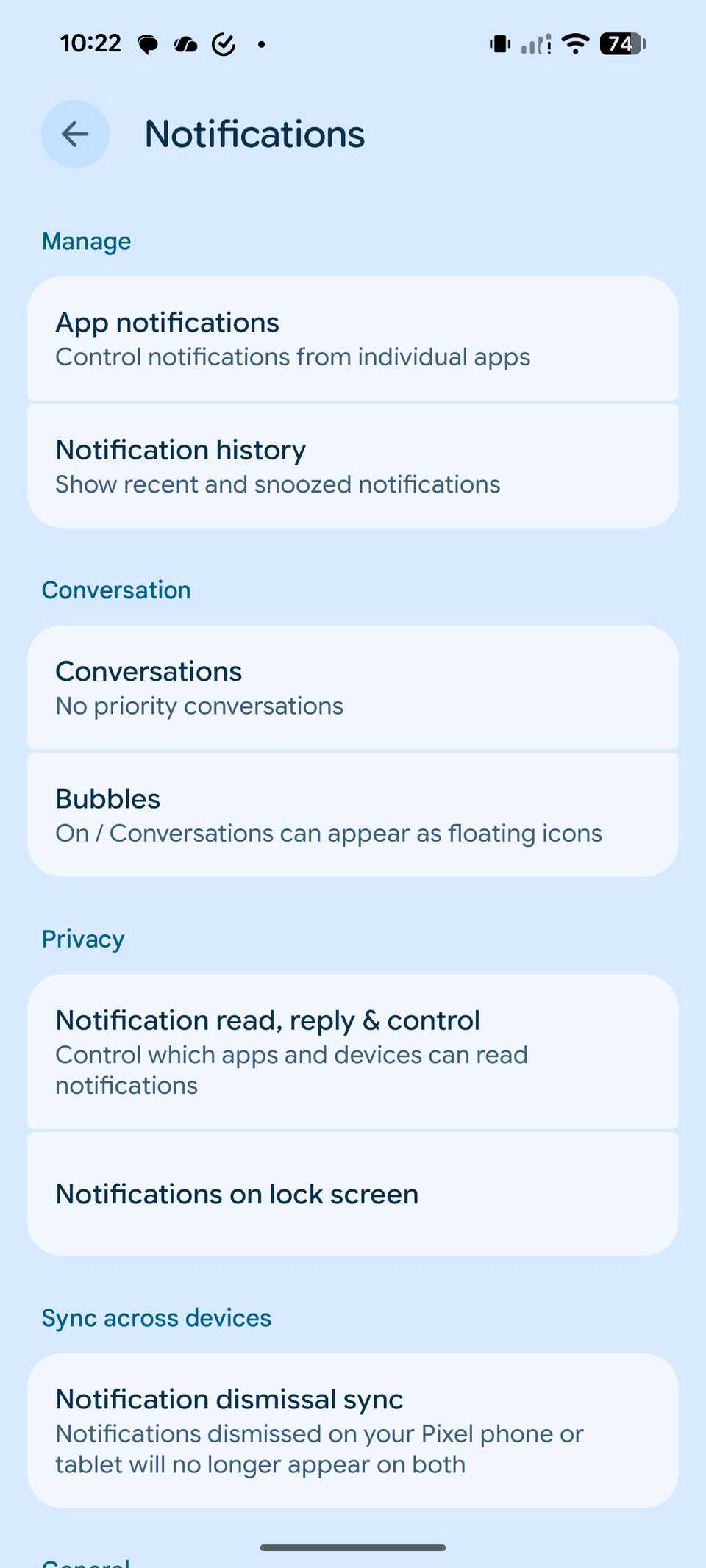 lock screen notifications