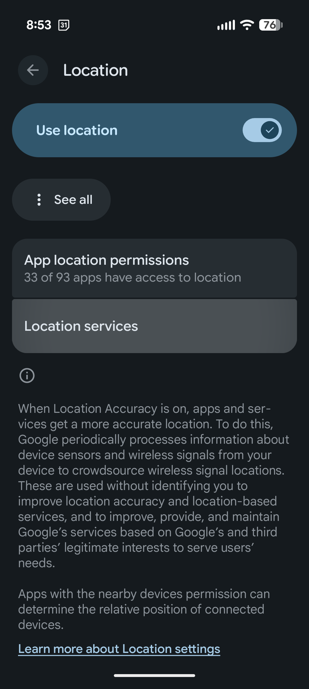 I turned off these 2 hidden Android scanning settings, and my battery ...