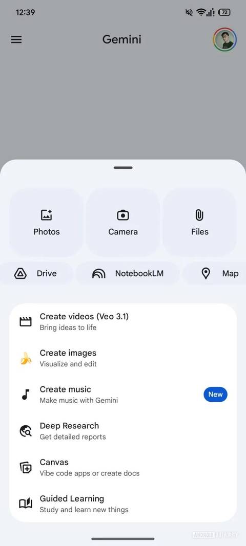 Foglio allegati di Google Gemini Maps-AA