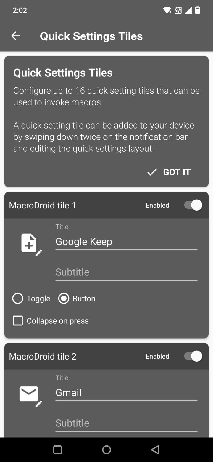 I replaced my phone's home screen with Quick Settings, and my focus ...