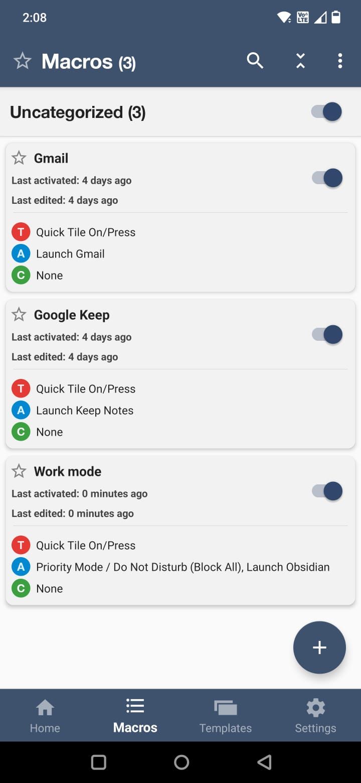 I replaced my phone's home screen with Quick Settings, and my focus ...