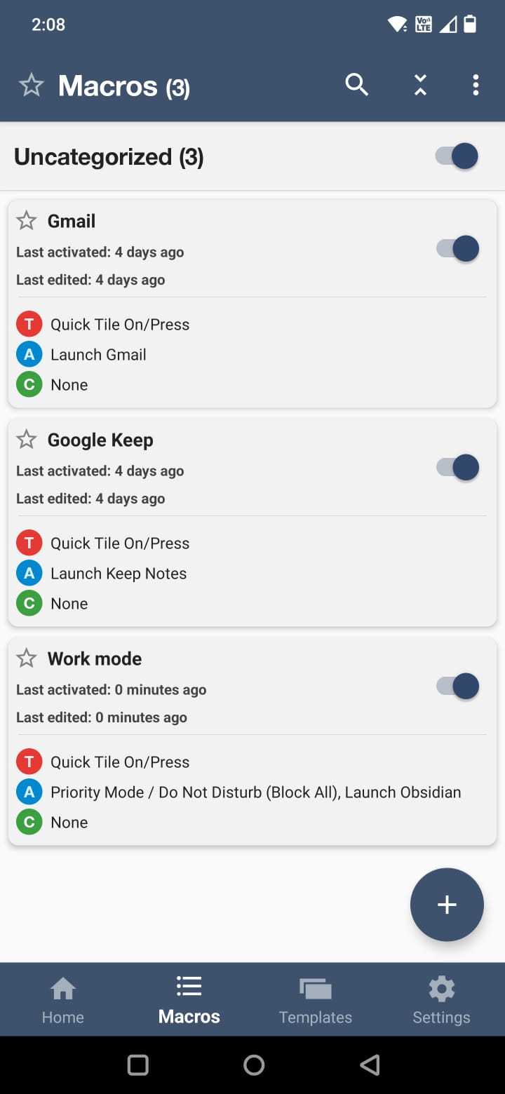 Android Macro Setting I replaced my phone's home screen with Quick Settings, and my focus ...