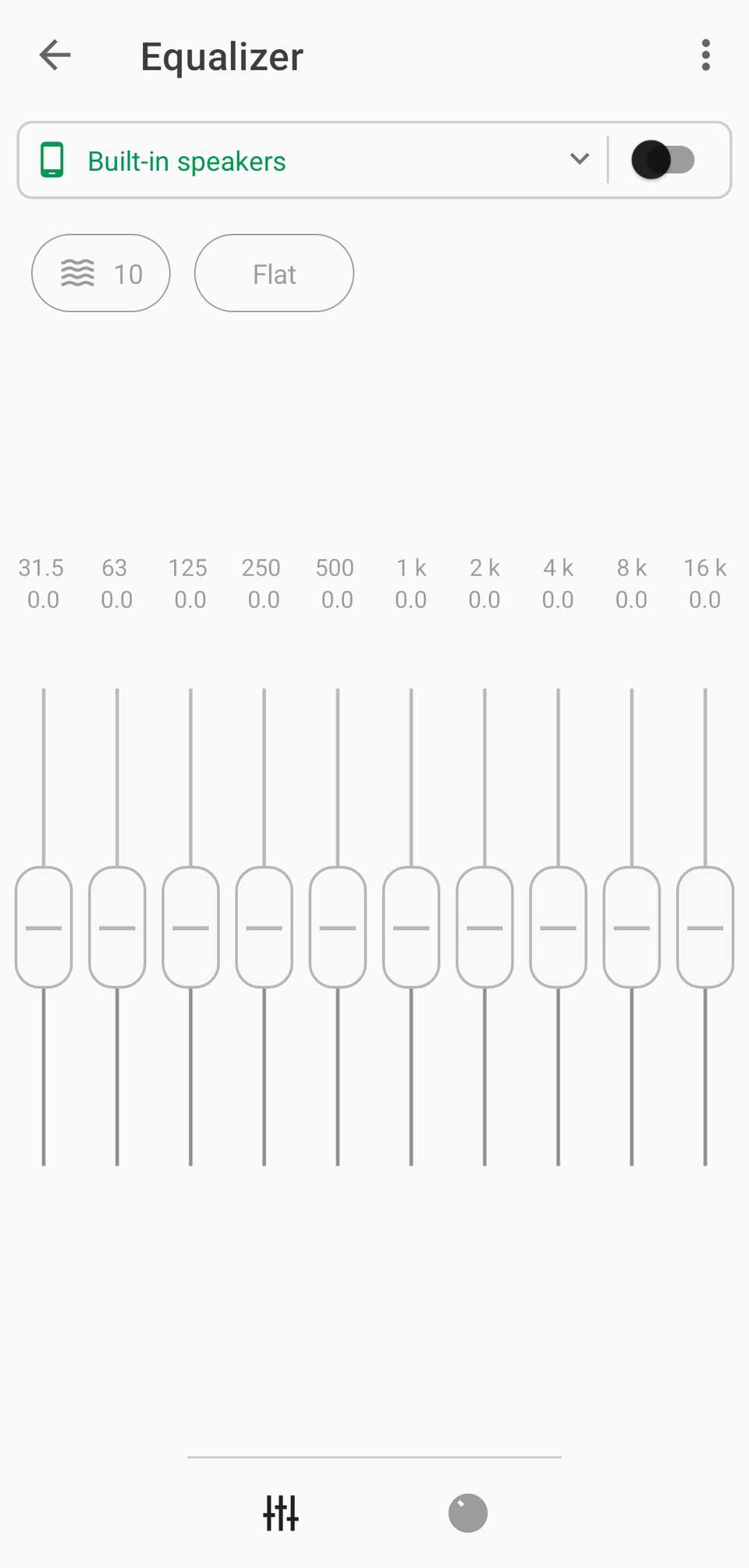 Equalizzatore musicolet