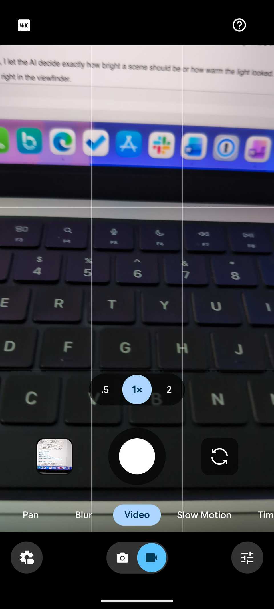 Videocamera su Pixel