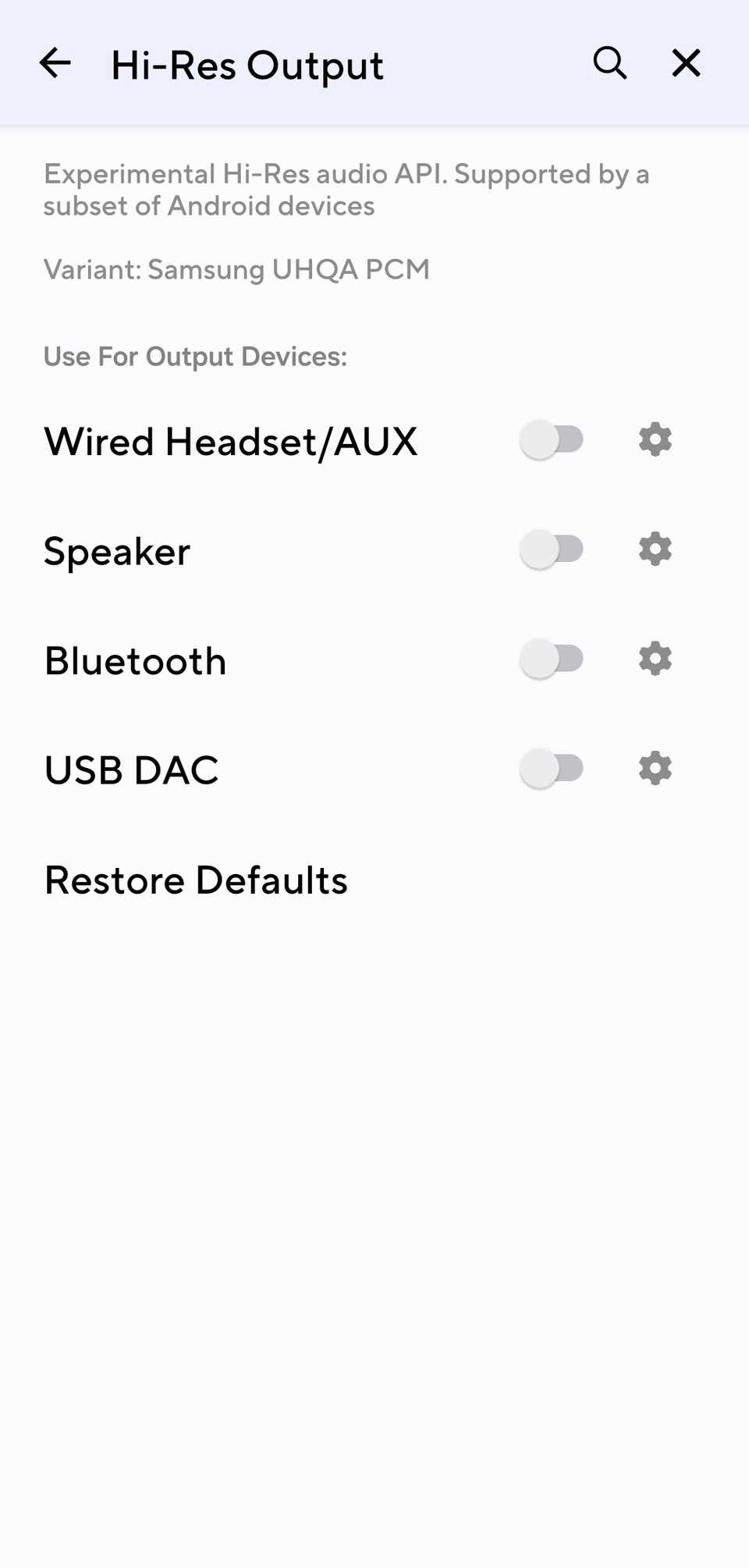 Uscita ad alta risoluzione dell'amplificatore di potenza