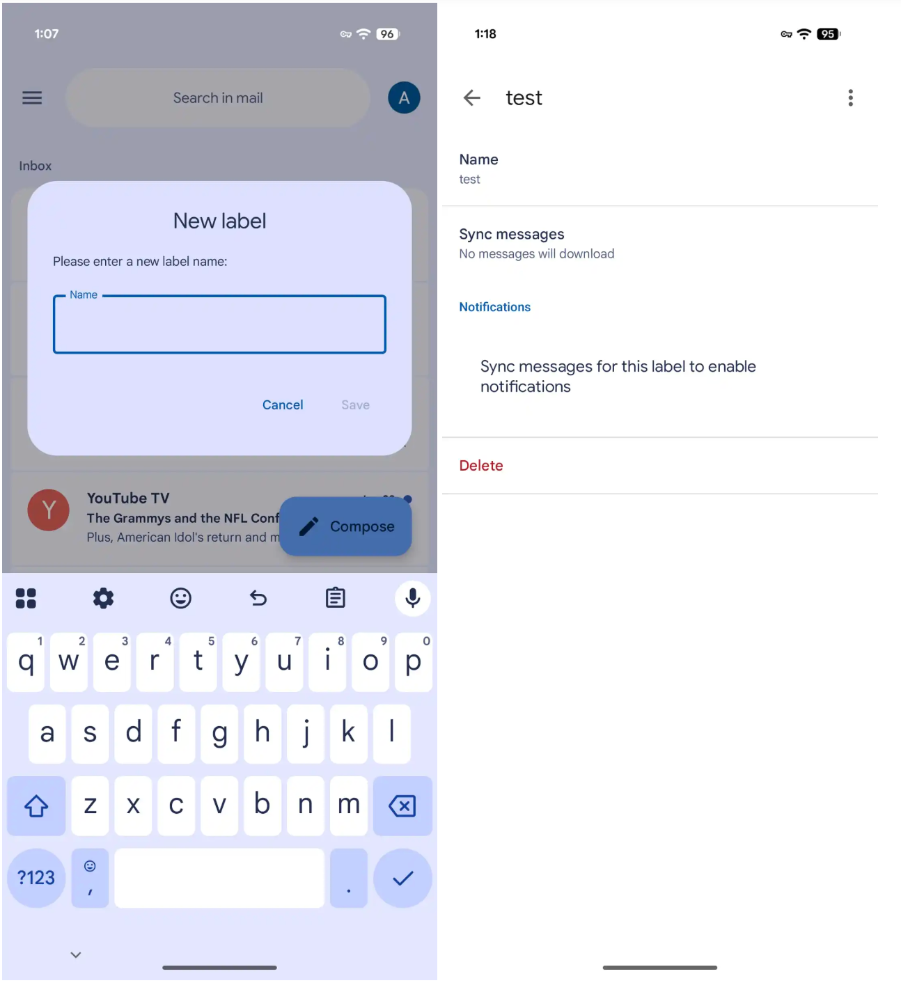 The Gmail app on Android just got a long-overdue quality-of-life update