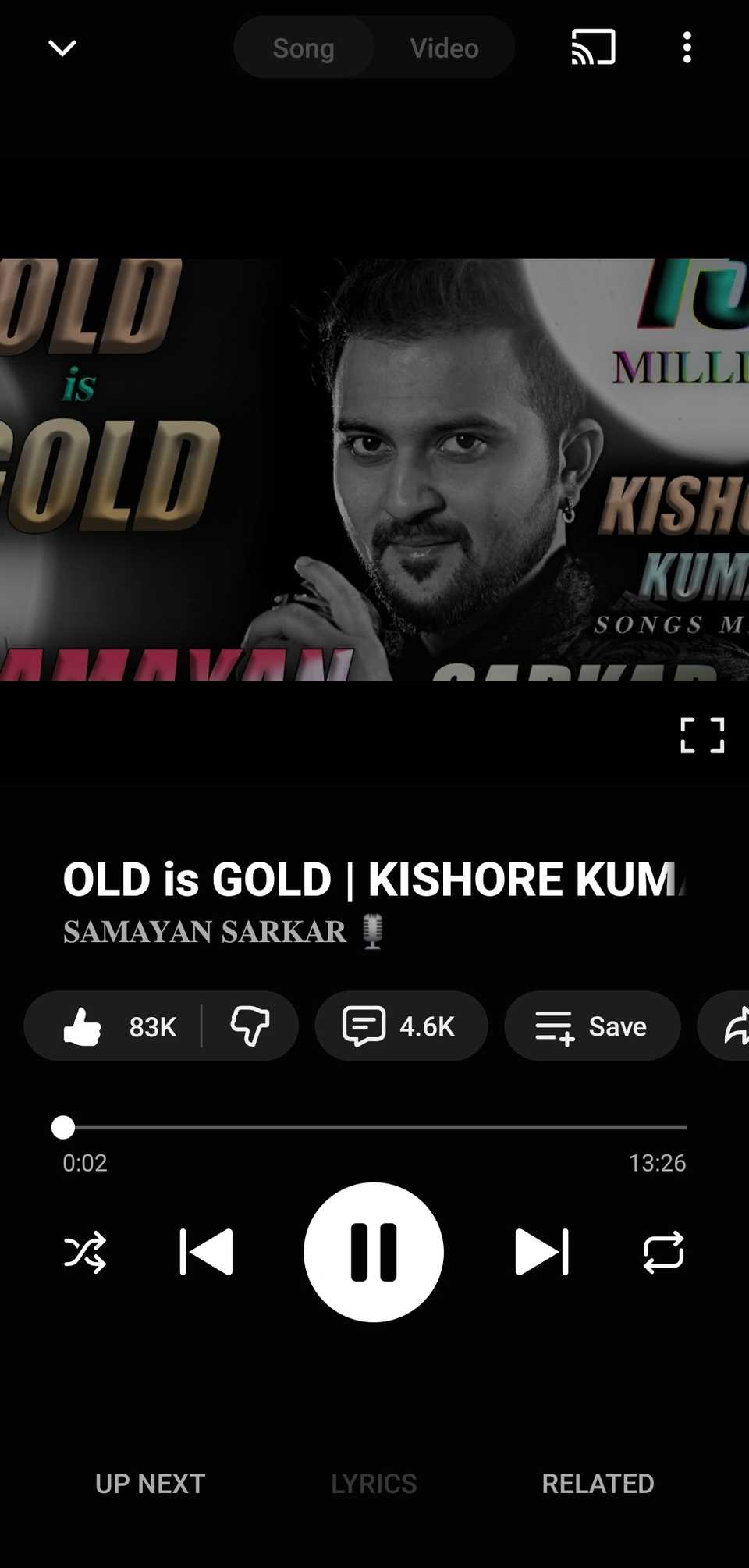 brani su YouTube Music