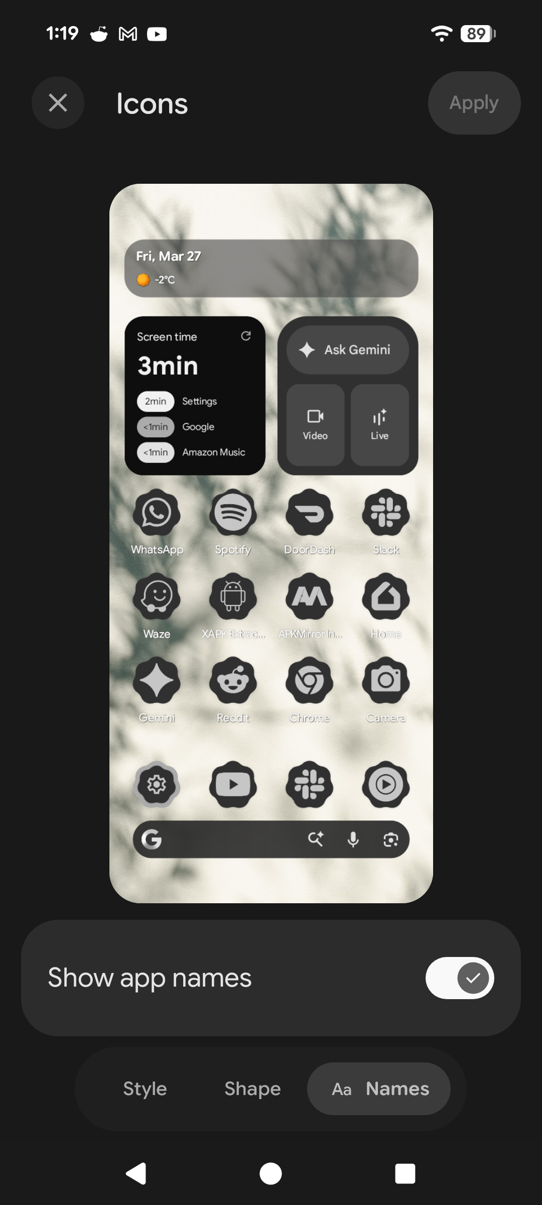 Minimalists rejoice: Android 17 Beta 3 lets you hide app icon names