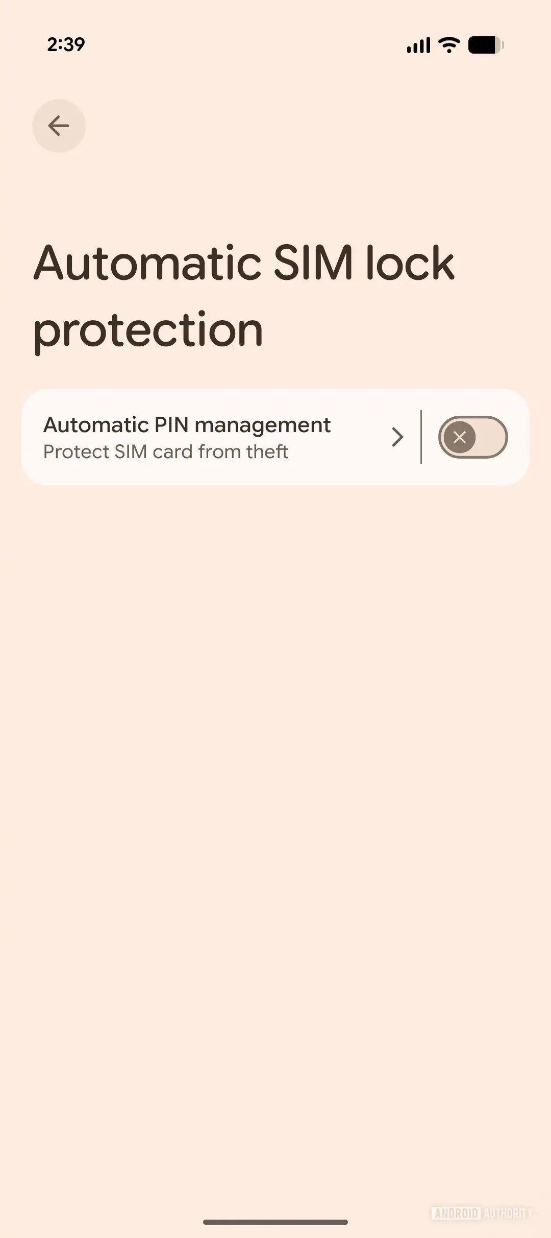 Android 17's Automatic SIM lock protection is nearly here