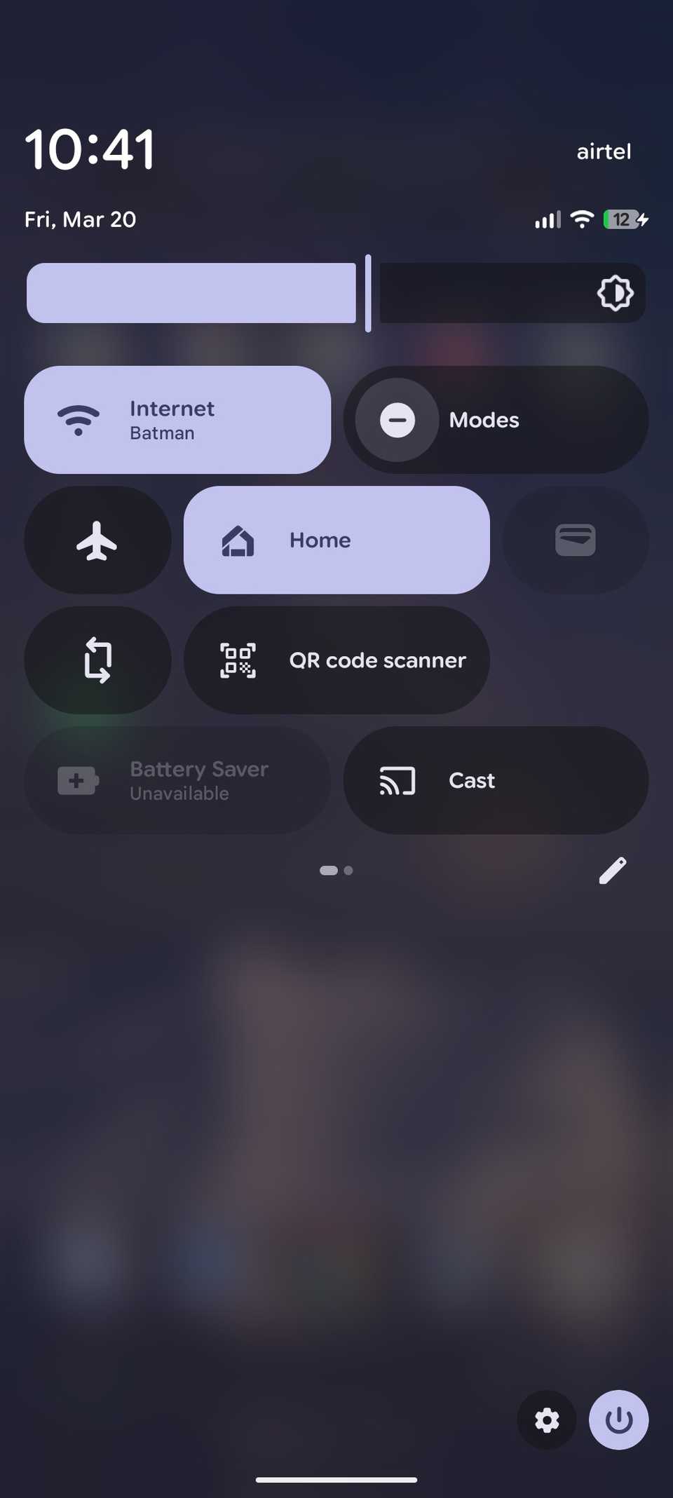 Internet toggle in Android 17 Beta 2