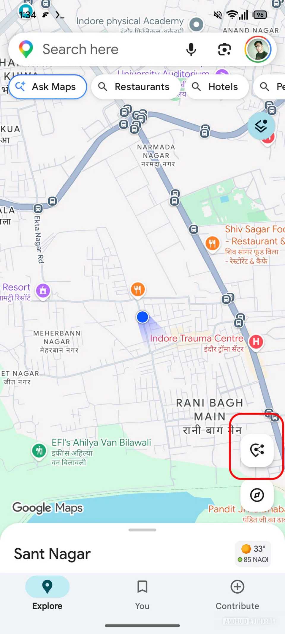 Google Maps Location Sharing Upcoming-AA