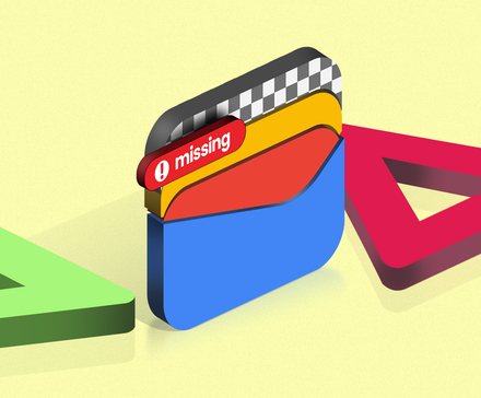 شعار محفظة Google مع علامة حمراء