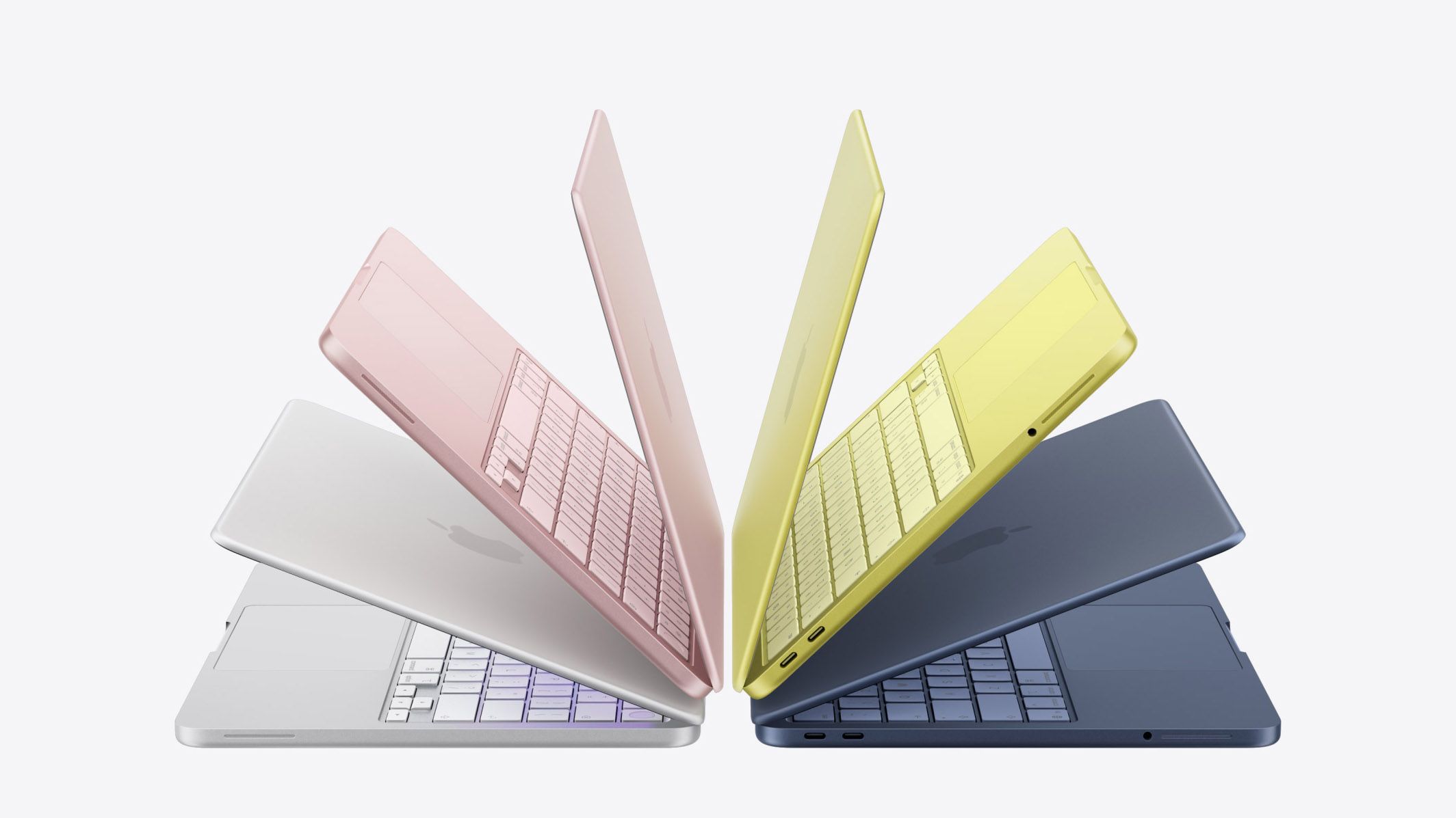 quattro colori del MacBook Neo