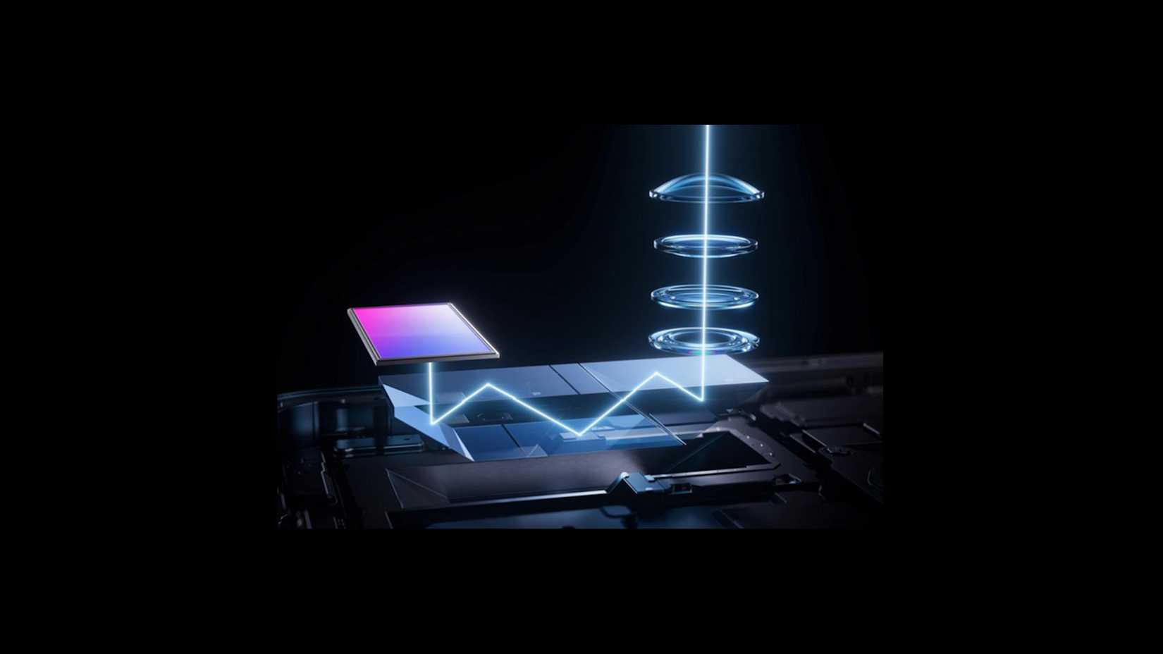 A promotional image of the Oppo Find X9 Ultra's telephoto system