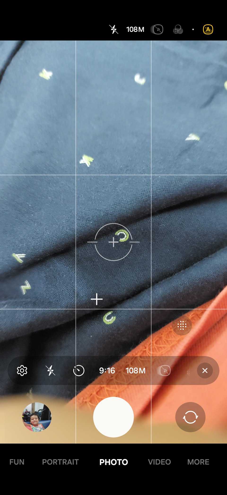 Modalità alta risoluzione della fotocamera Samsung