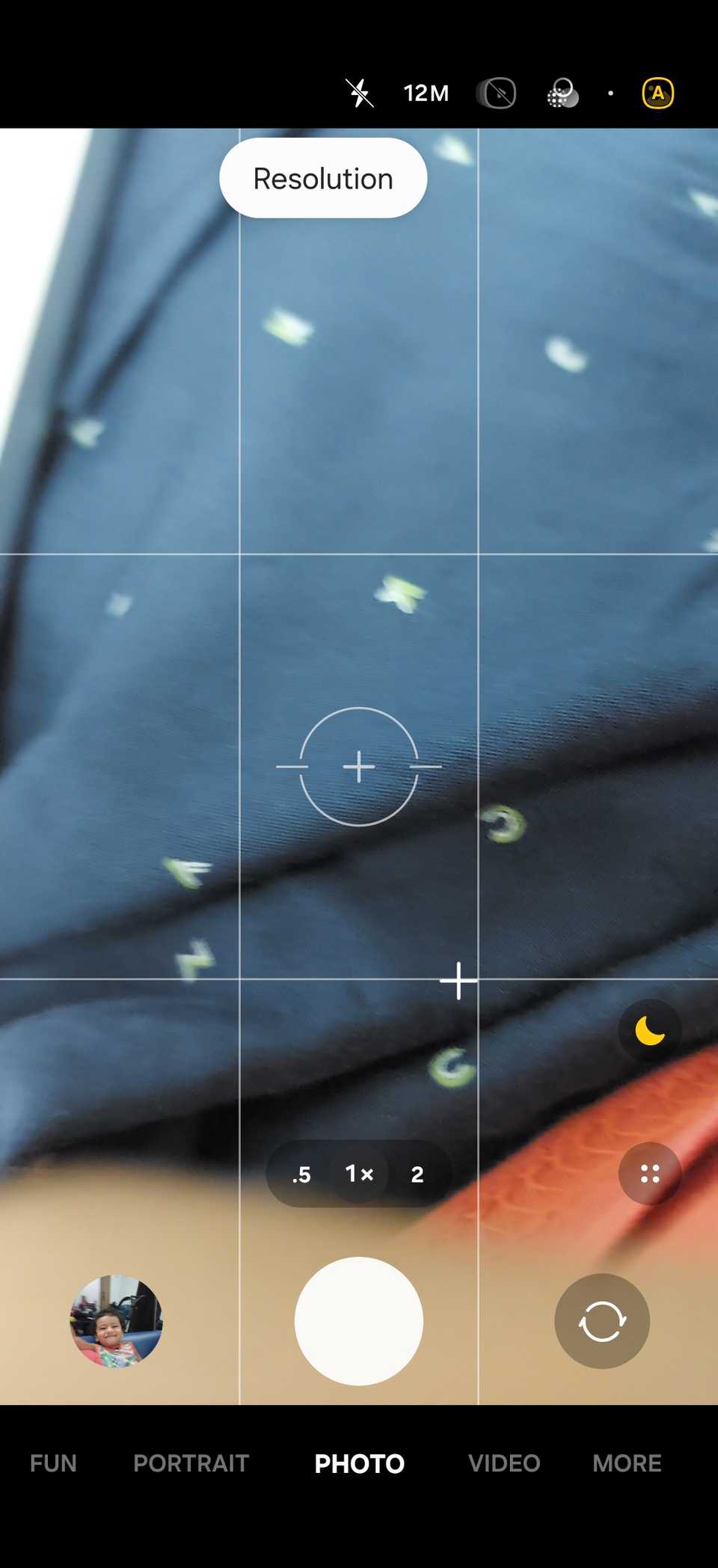 Impostazione alta risoluzione della fotocamera Samsung