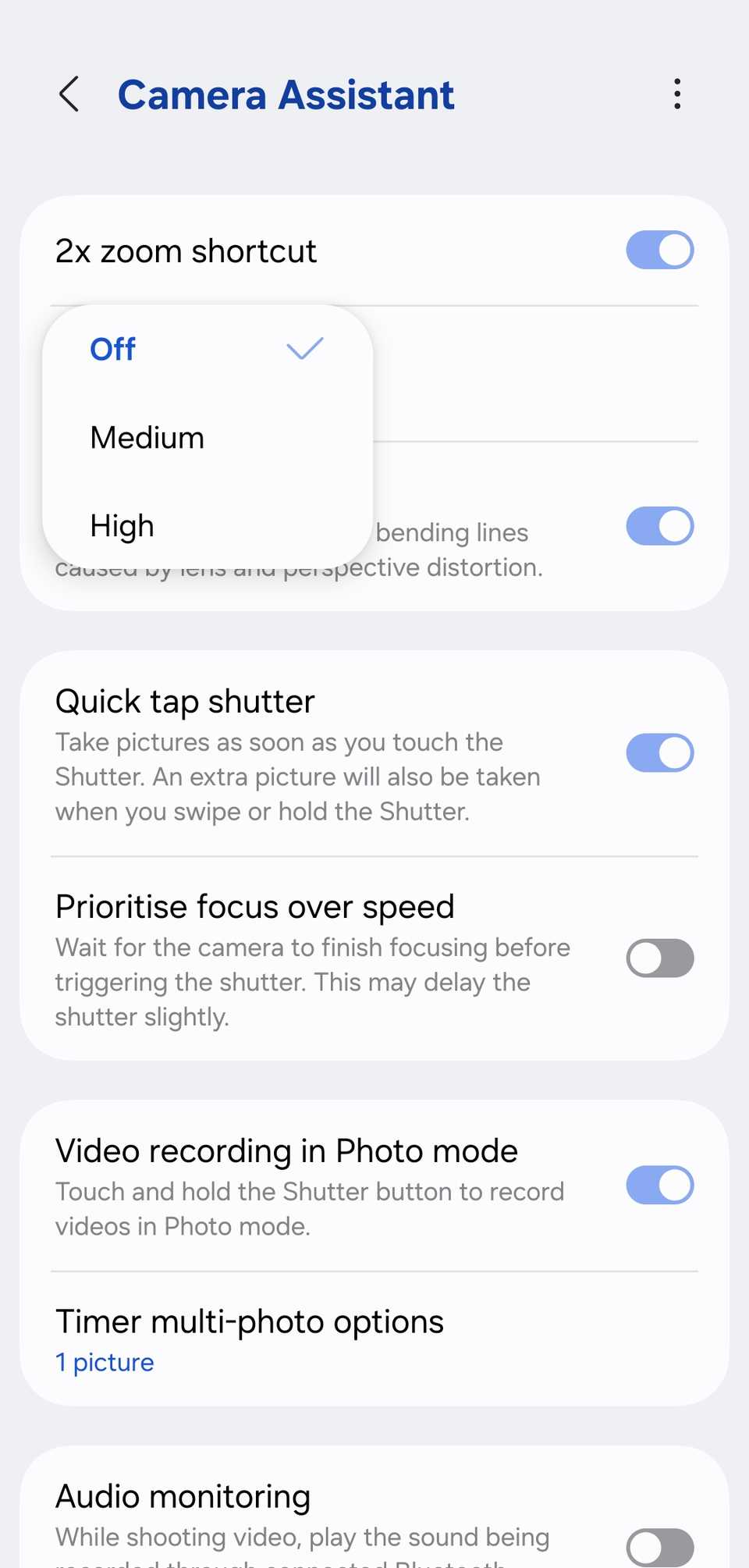 Disattiva l'ammorbidimento dell'immagine