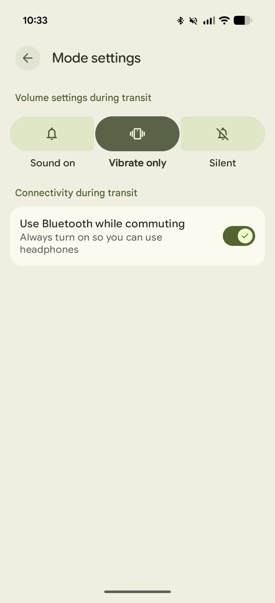 Here's your best look at Google Pixel's new Transit mode