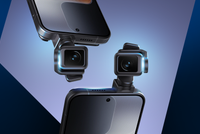 Two Honor Robot Phones a dark blue and grey background.