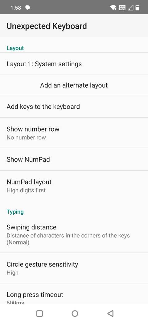 I tried replacing Gboard, and this open source keyboard was the only ...