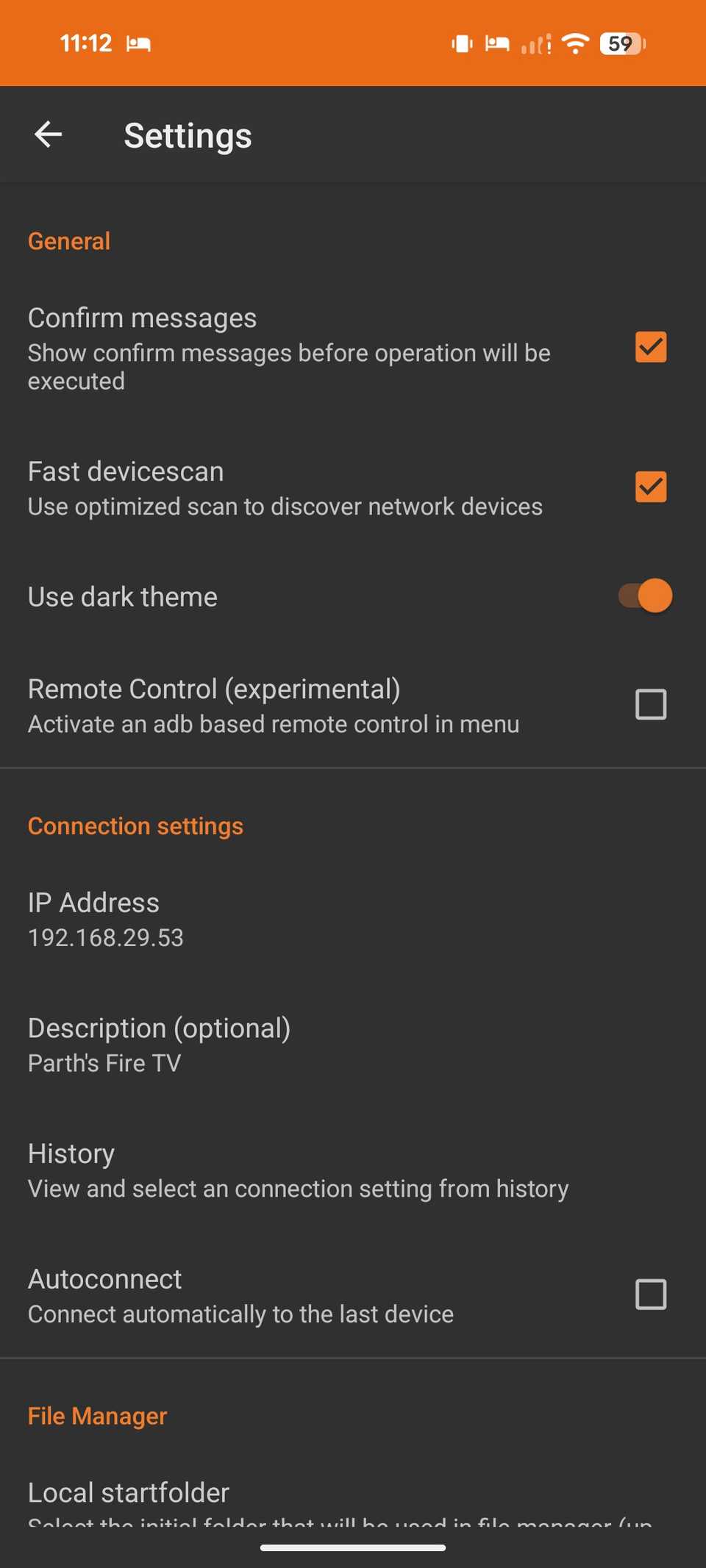 Impostazioni facili di Strumenti fuoco