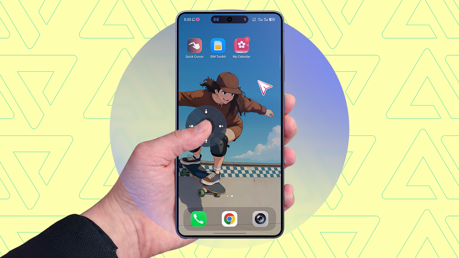 I’m finally using my giant phone with one thumb, and it feels like magic