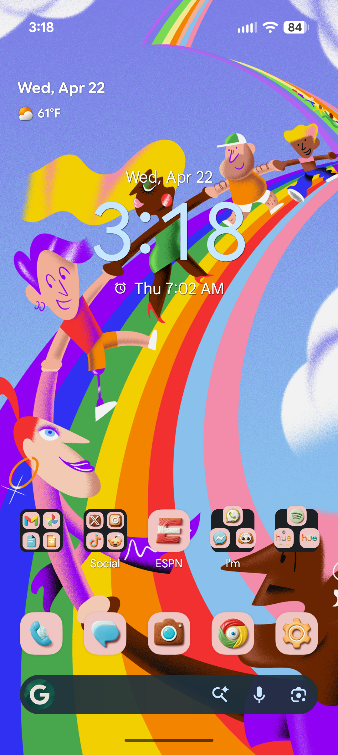 Android's icon styles make my home screen look like a piece of art