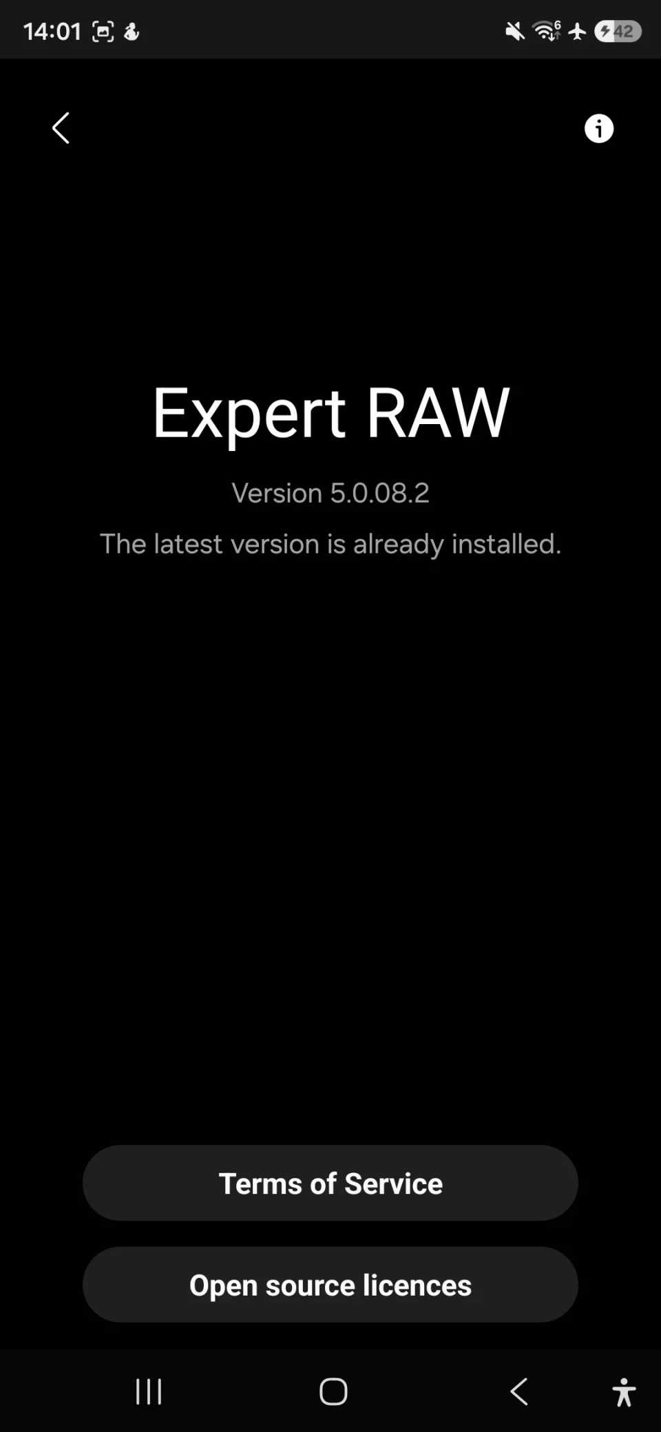 The Expert RAW version you need for Ocean Mode.