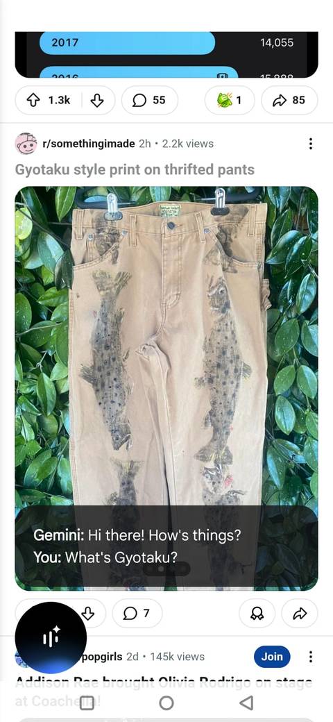 Screenshot showing how to share the screen with Gemini Live camera