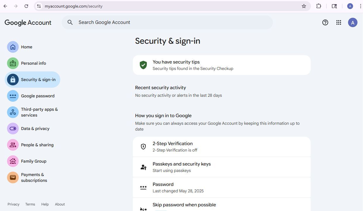 I found hidden gaps in my Google Account security and fixed them right away